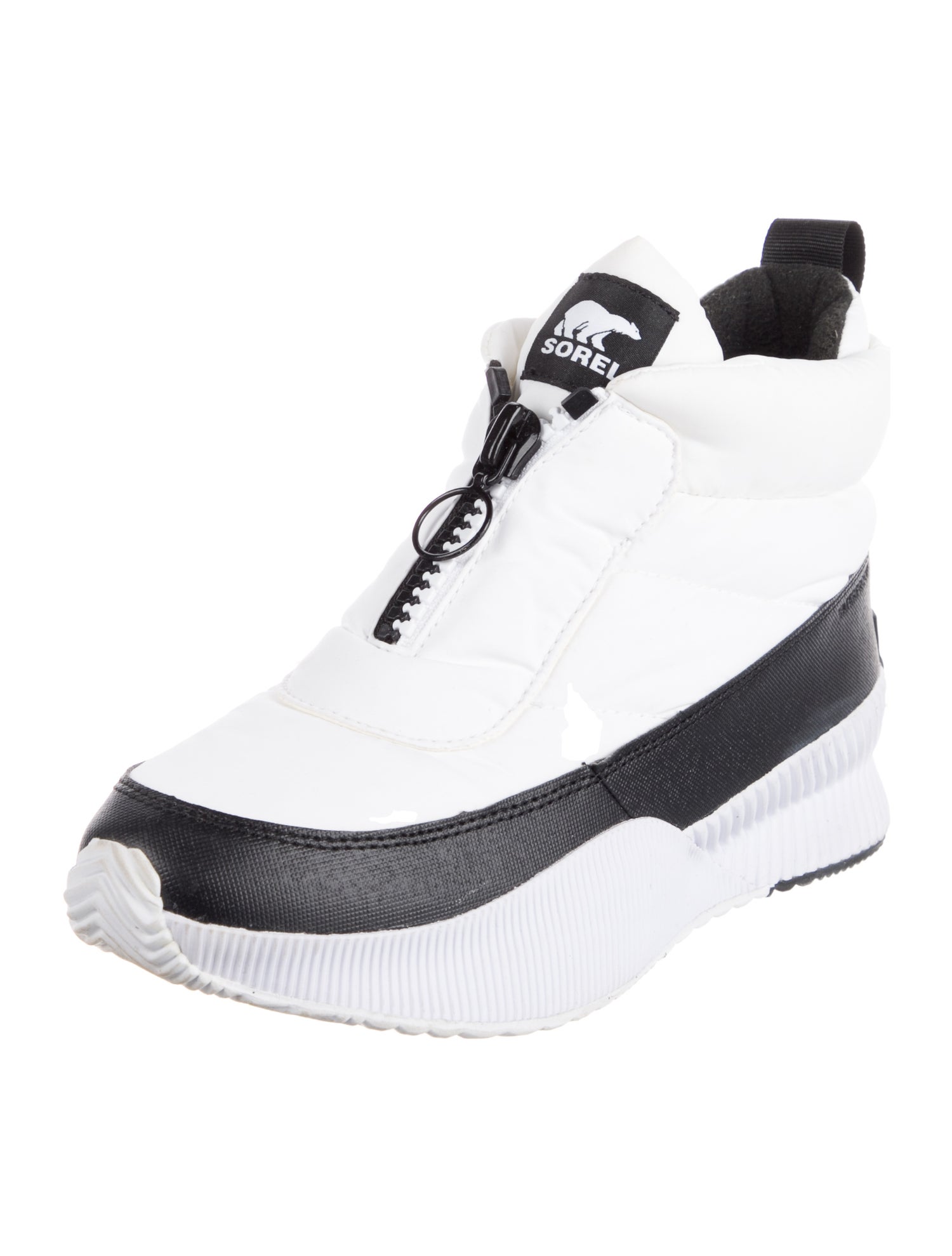 Sorel Nylon Colorblock Pattern Lace-Up Boots