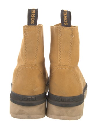 Sorel Suede Combat Boots