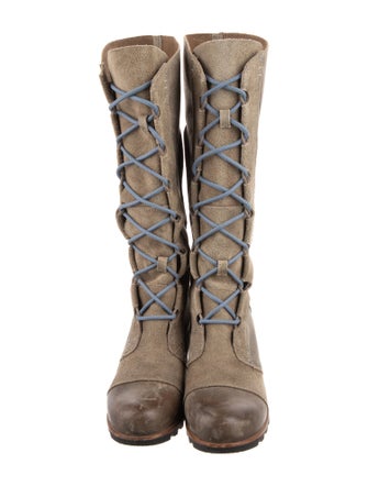 Sorel Leather Lace-Up Boots