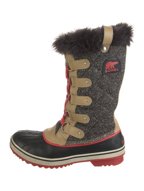 Sorel Printed Fur Trim Boots