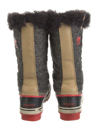 Sorel Printed Fur Trim Boots