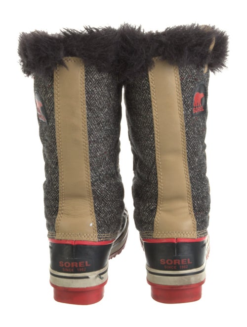 Sorel Printed Fur Trim Boots