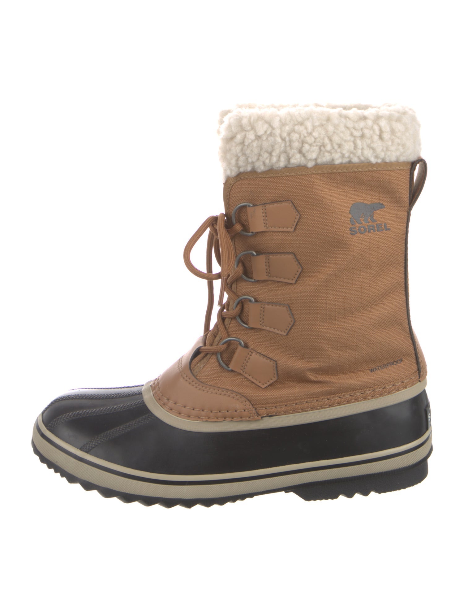 Sorel Striped Lace-Up Boots