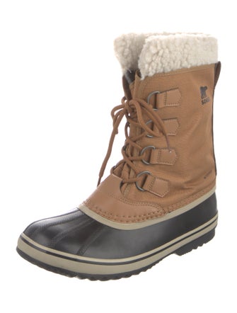Sorel Striped Lace-Up Boots