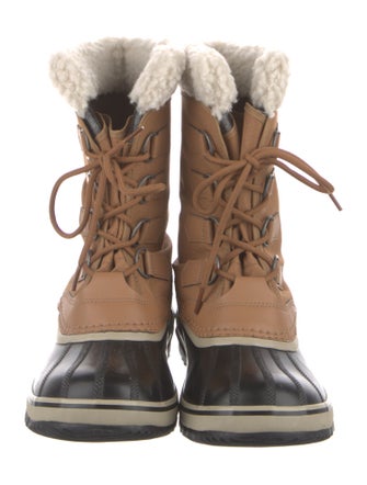 Sorel Striped Lace-Up Boots