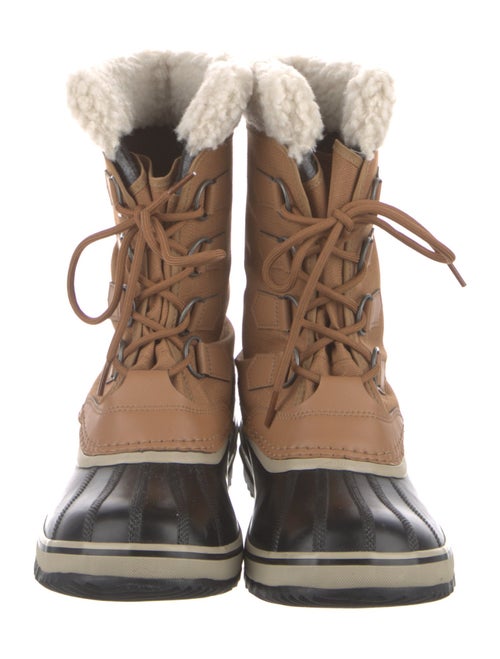 Sorel Striped Lace-Up Boots
