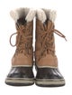 Sorel Striped Lace-Up Boots