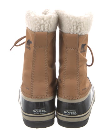 Sorel Striped Lace-Up Boots