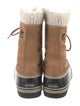 Sorel Striped Lace-Up Boots