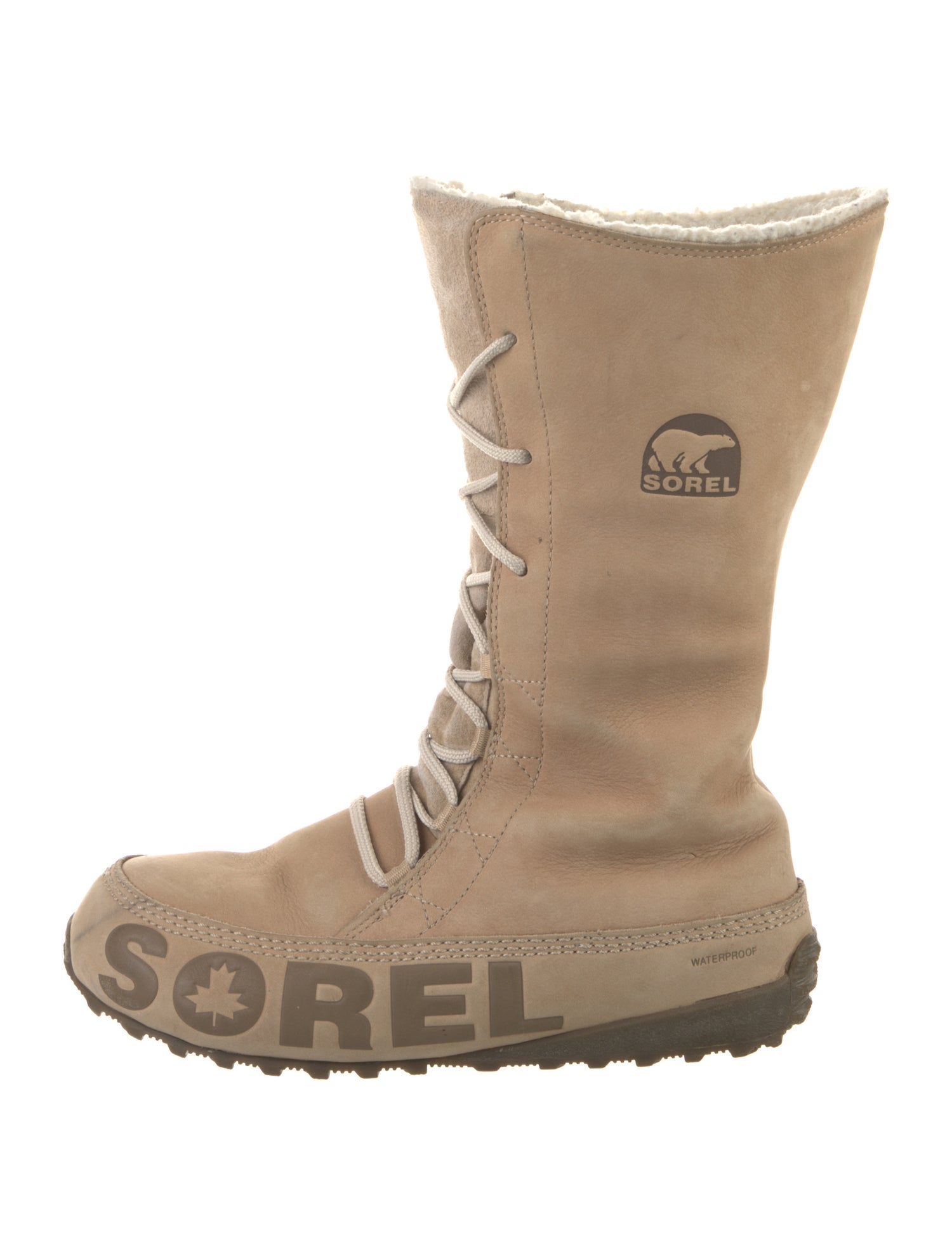 Sorel Nubuck Graphic Print Lace-Up Boots