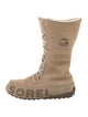 Sorel Nubuck Graphic Print Lace-Up Boots