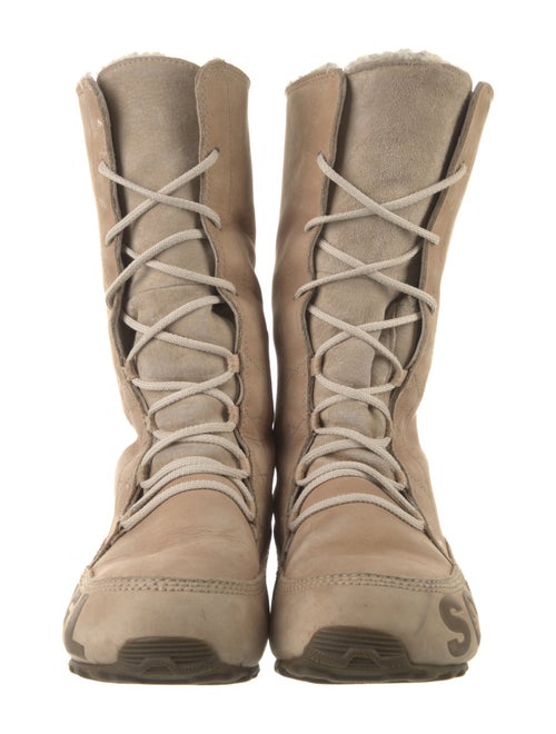 Sorel Nubuck Graphic Print Lace-Up Boots