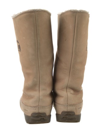 Sorel Nubuck Graphic Print Lace-Up Boots