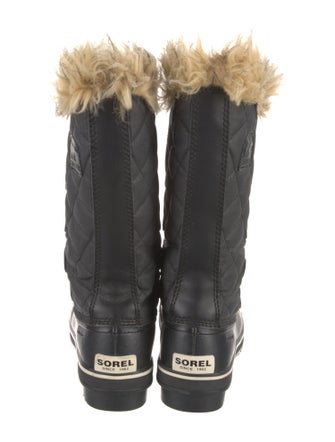 Sorel Faux Fur Trim Lace-Up Boots
