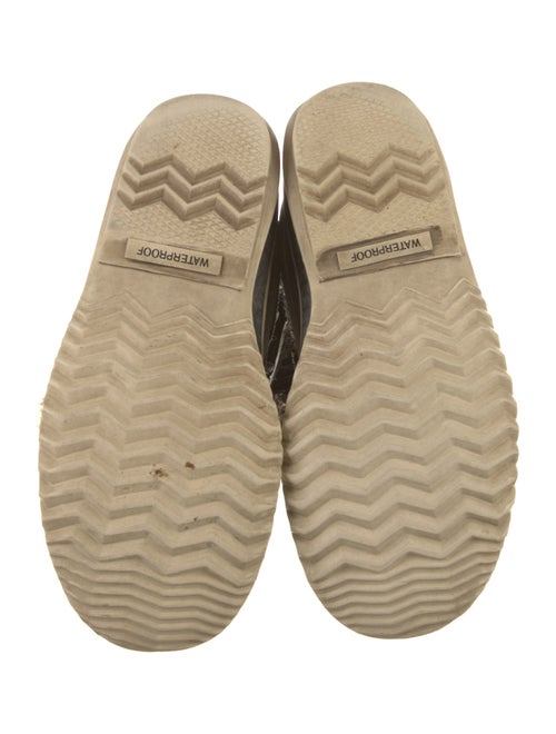 Sorel Suede Faux Fur Trim Lace-Up Boots