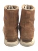 Sorel Suede Faux Fur Trim Lace-Up Boots