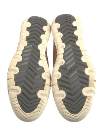 Sorel Suede Faux Fur Trim Lace-Up Boots