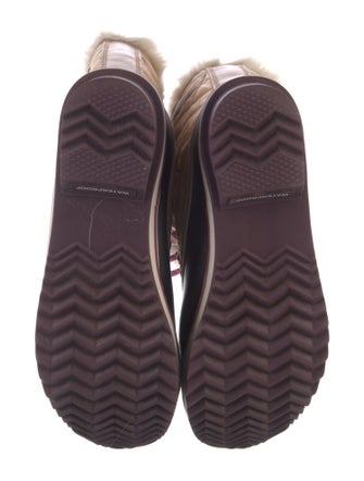 Sorel Quilted Pattern Canvas Lace-Up Boots