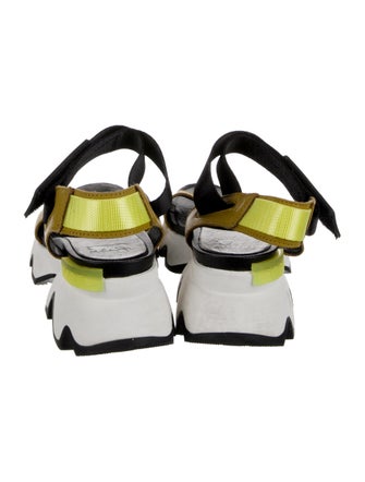 Sorel Leather Printed Slingback Sandals