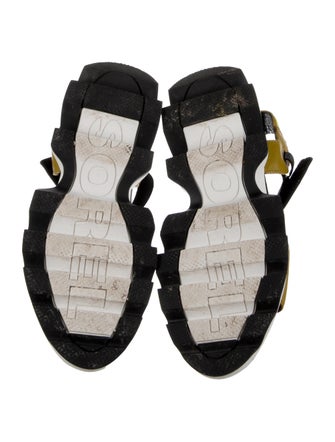 Sorel Leather Printed Slingback Sandals