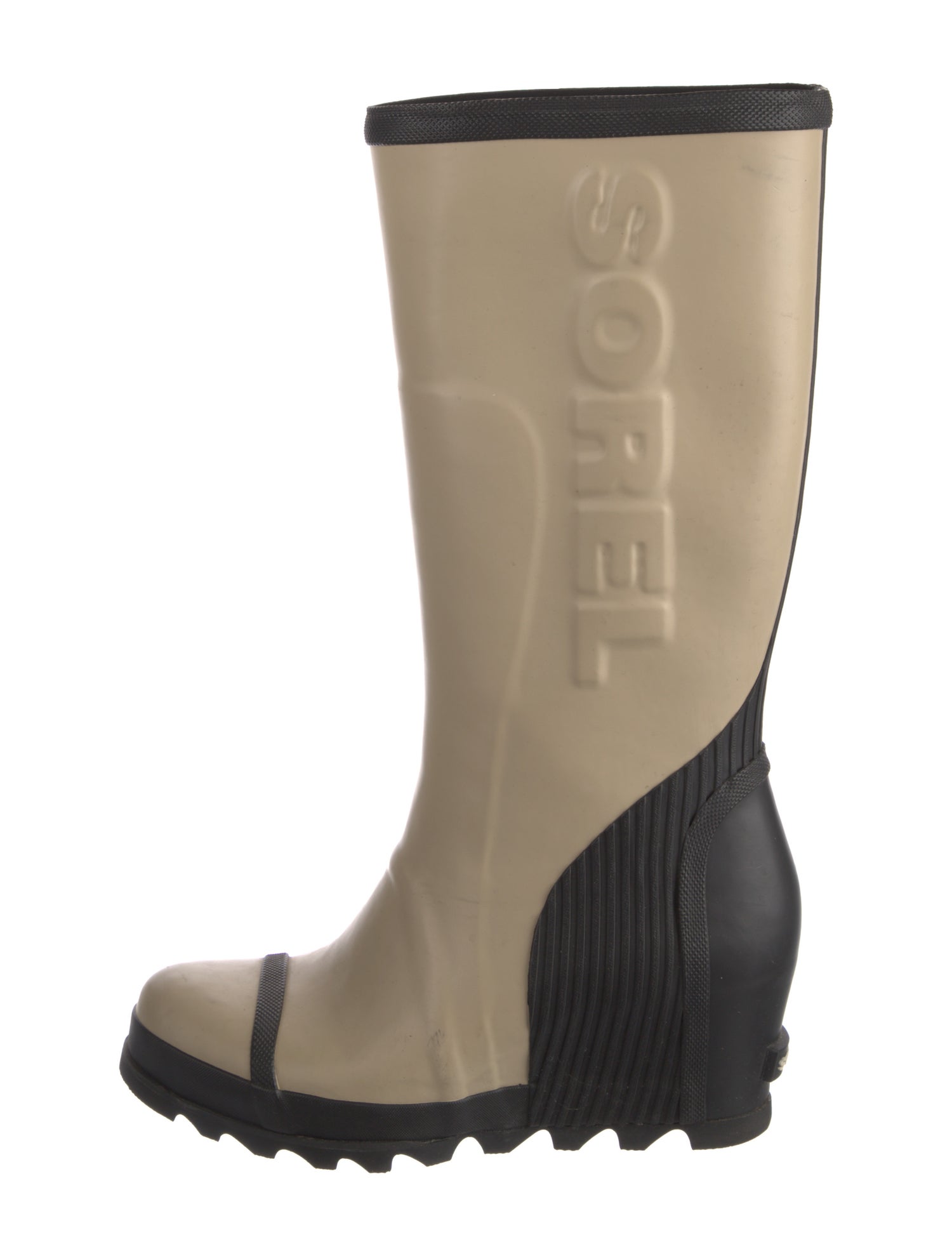 Sorel Rubber Colorblock Pattern Rain Boots
