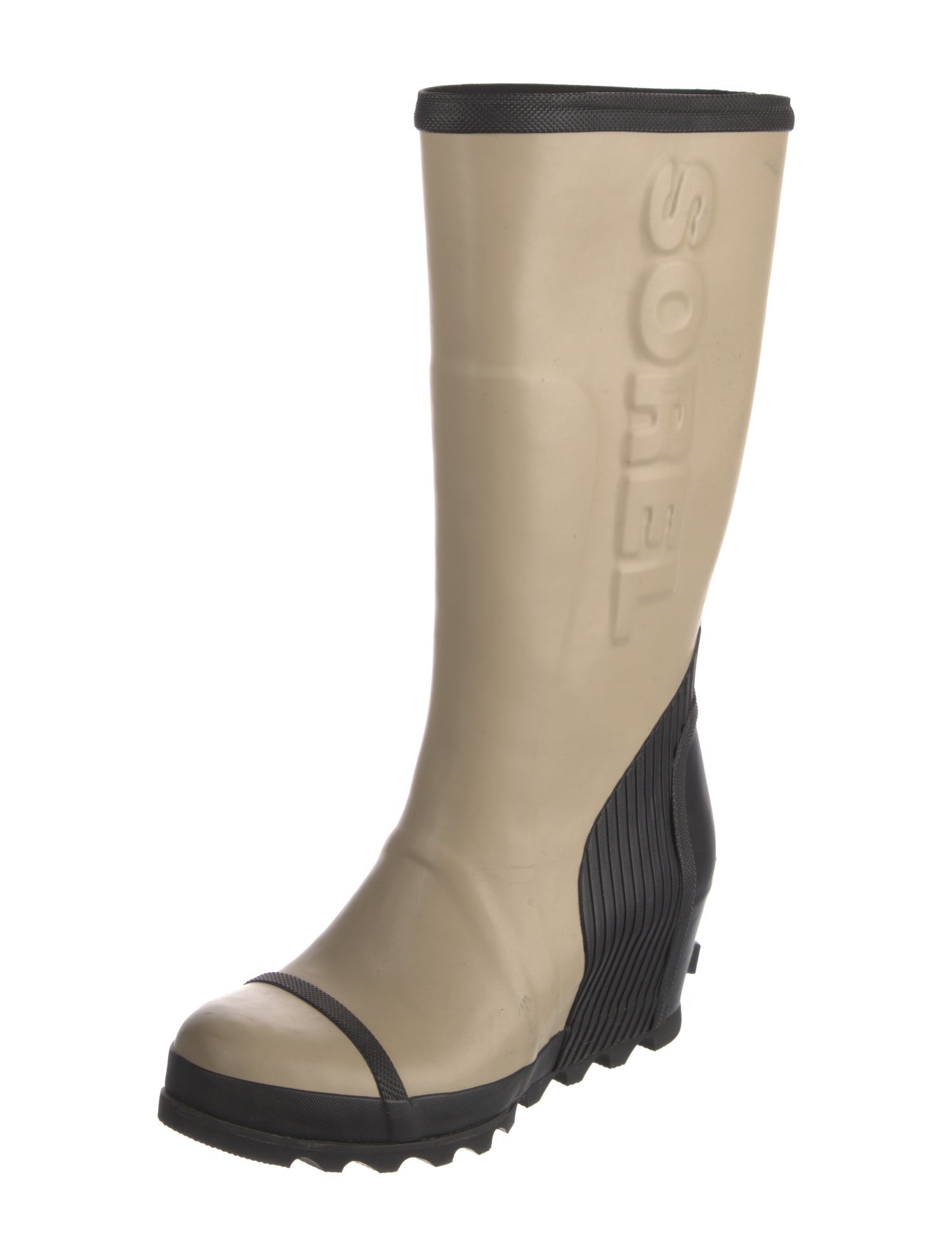 Sorel Rubber Colorblock Pattern Rain Boots