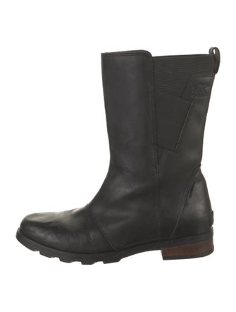 Sorel Leather Moto Boots