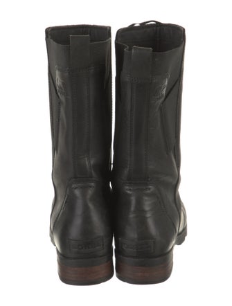 Sorel Leather Moto Boots
