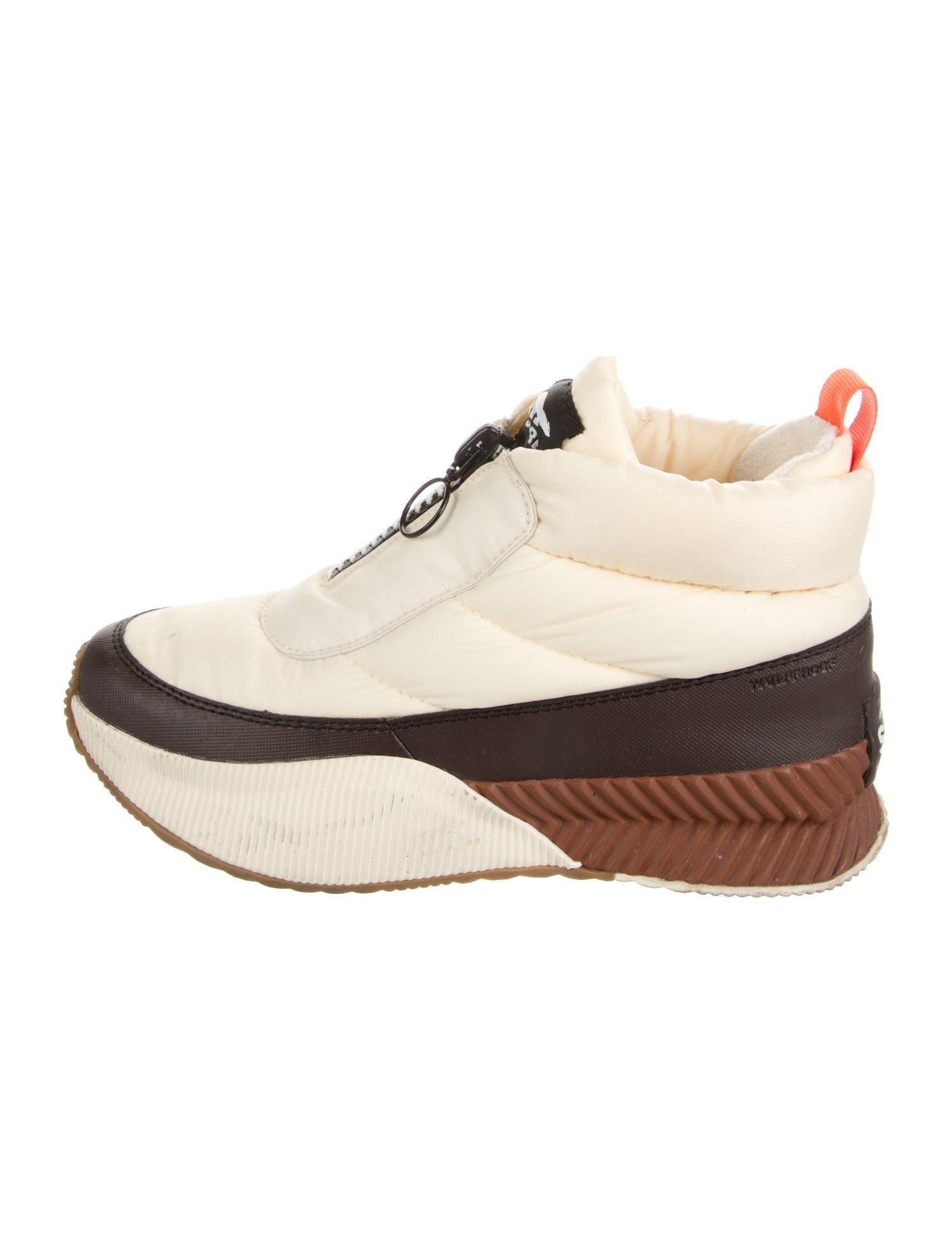 Sorel Nylon Colorblock Pattern Lace-Up Boots