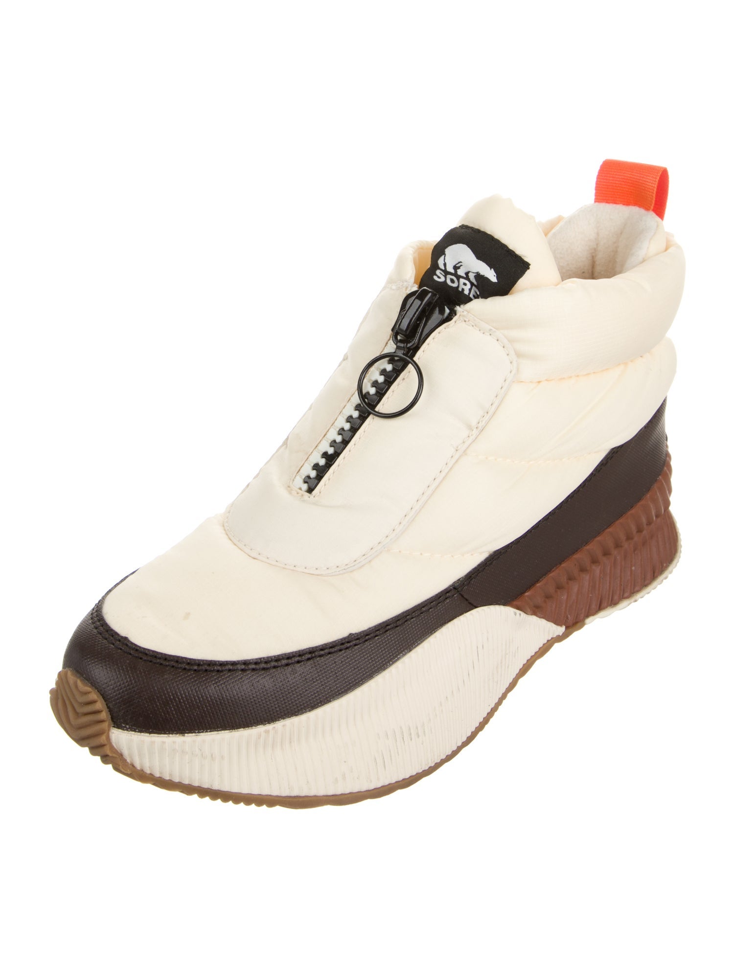 Sorel Nylon Colorblock Pattern Lace-Up Boots