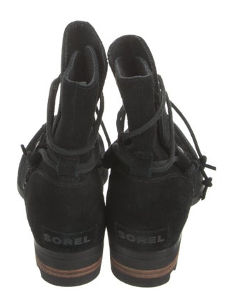 Sorel Suede Tassel Accents Rain Boots