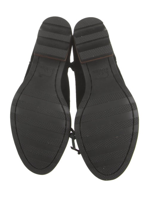 Sorel Suede Tassel Accents Rain Boots