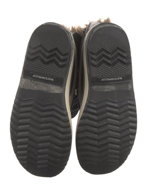 Sorel Suede Faux Fur Trim Lace-Up Boots