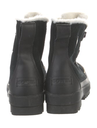 Sorel Suede Combat Boots