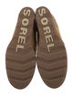 Sorel Suede Fur Trim Lace-Up Boots