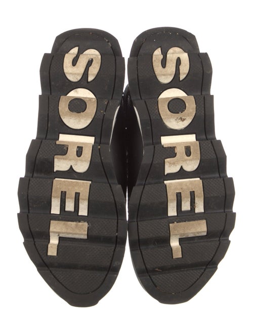 Sorel Nylon Leather Trim Embellishment Lace-Up Boots