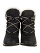 Sorel Nylon Fur Trim Lace-Up Boots