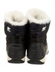 Sorel Nylon Fur Trim Lace-Up Boots
