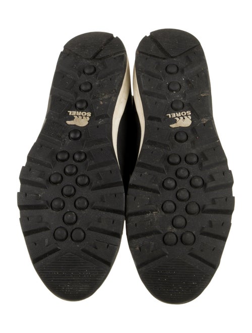 Sorel Nylon Fur Trim Lace-Up Boots