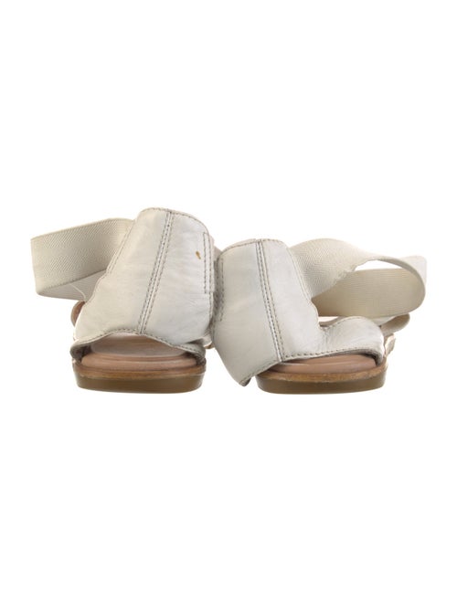 Sorel Leather Animal Print Slingback Sandals