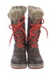 Sorel Leather Patterned Lace-Up Boots