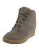 Sorel Suede Wedge Sneakers