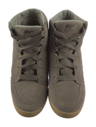 Sorel Suede Wedge Sneakers