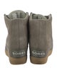 Sorel Suede Wedge Sneakers