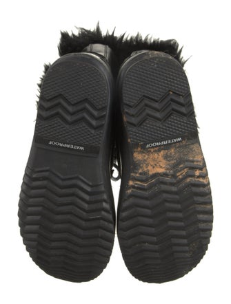 Sorel Leather Glitter Accents Lace-Up Boots