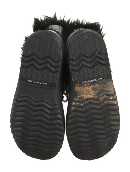 Sorel Leather Glitter Accents Lace-Up Boots