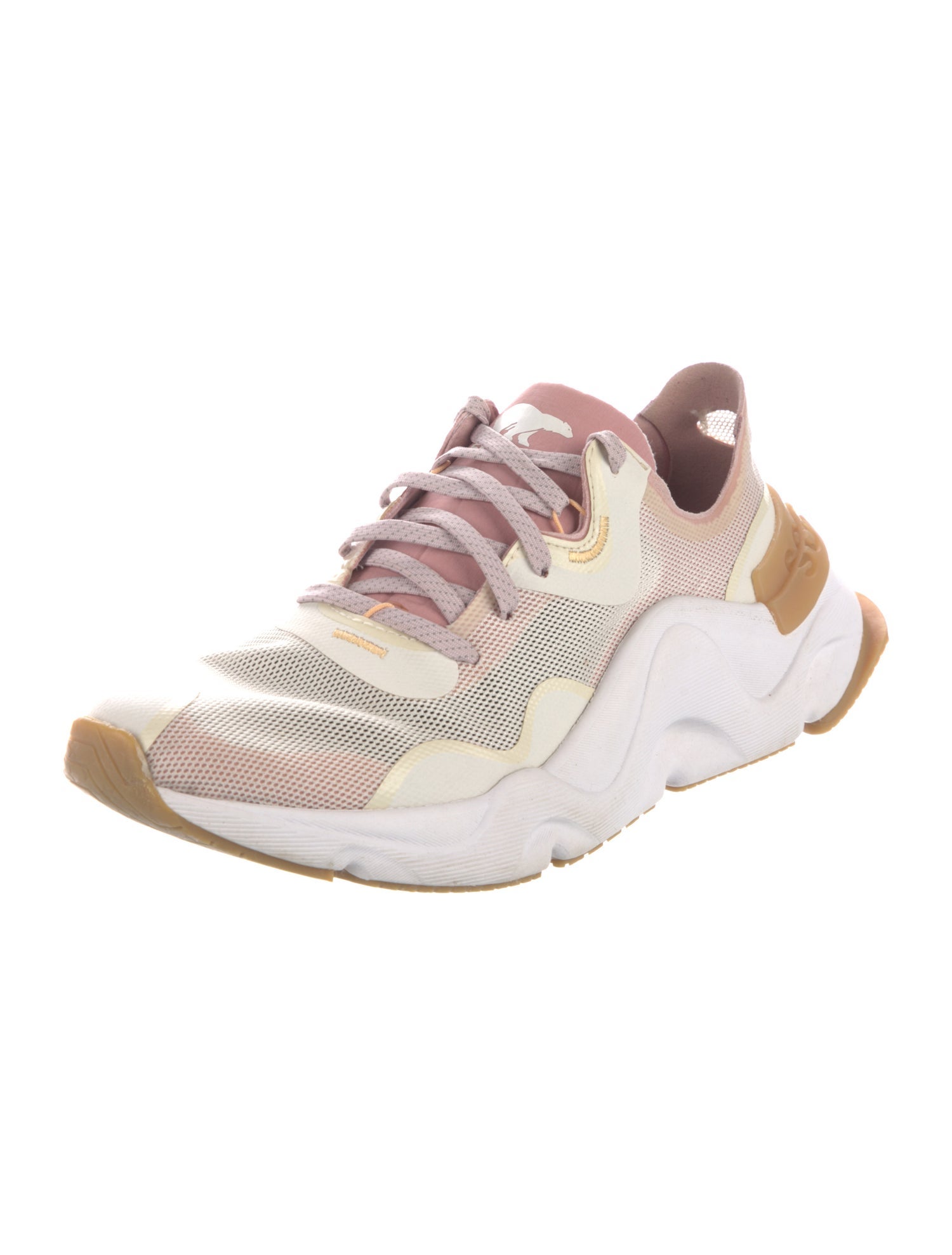 Sorel Mesh Colorblock Pattern Athletic Sneakers