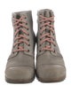 Sorel Leather Lasercut Accents Lace-Up Boots