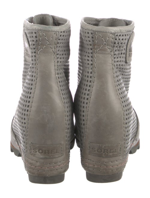 Sorel Leather Lasercut Accents Lace-Up Boots