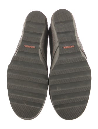 Sorel Leather Lasercut Accents Lace-Up Boots